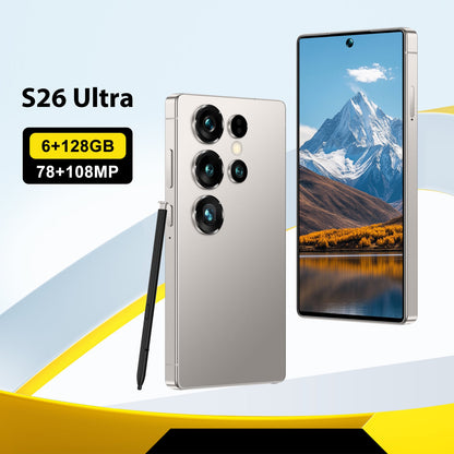 S26 Ultra Mini Smartphone 5.0 Inch 6GB+128GB Android 14 Smartphone 5G HD Screen Face Unlock